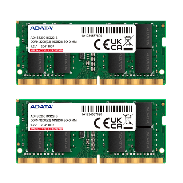 Memoria RAM ADATA 8GB DDR4 3200MHz SODIMM para Notebook 2