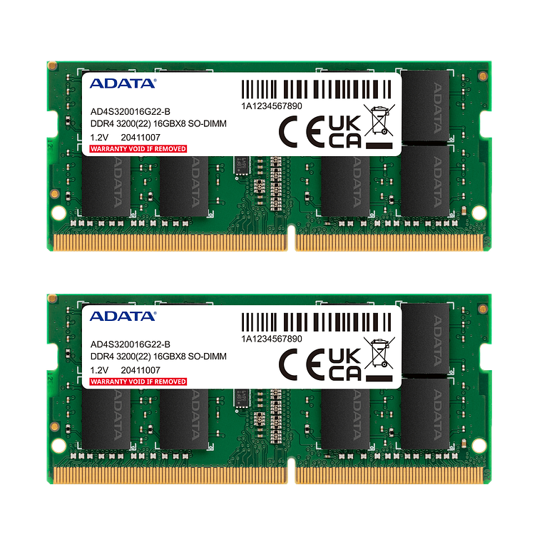 Memoria RAM ADATA 8GB DDR4 3200MHz SODIMM para Notebook 2