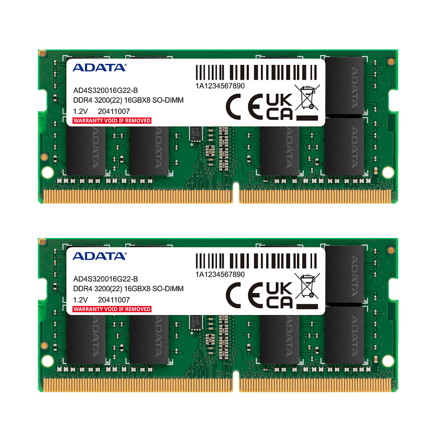 Memoria RAM ADATA 8GB DDR4 3200MHz SODIMM para Notebook 2