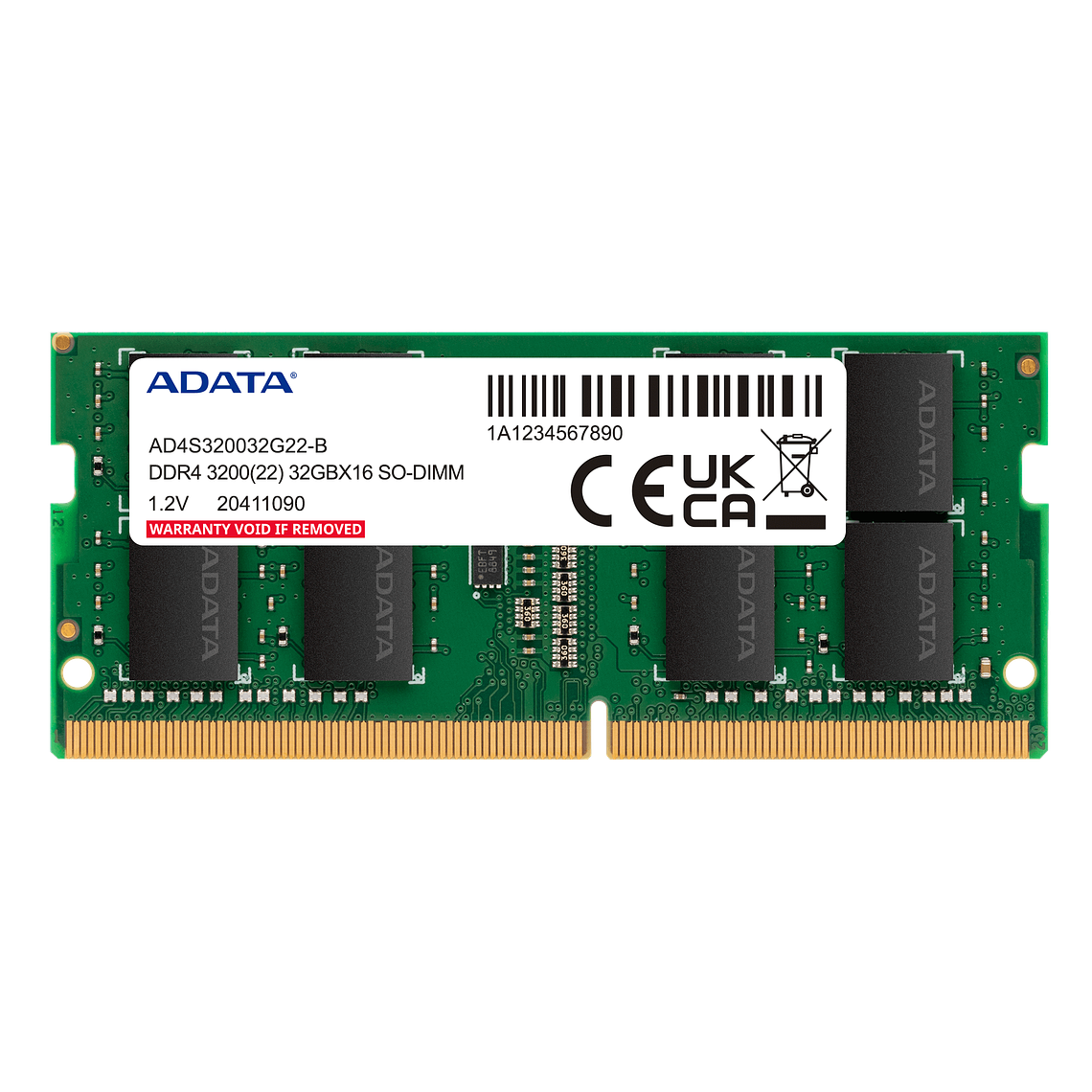 Memoria RAM para Notebook ADATA 16GB DDR4 3200MHz SO-DIMM CL22 1