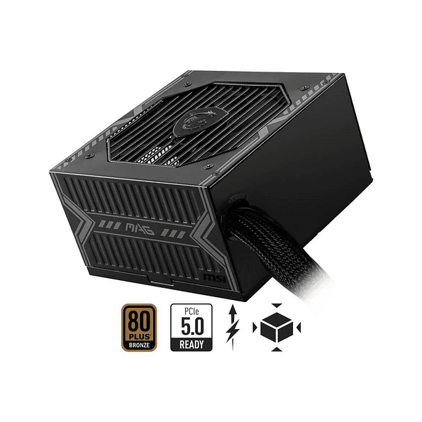 MSI MAG A750BN PCIE5 750W 80 Plus Bronze – Fuente de Poder ATX 2