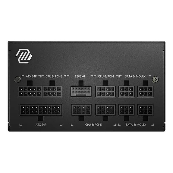 Fuente de Poder MSI 850W MAG A850GL PCIe 5.0 – Modular 80 PLUS Gold 3