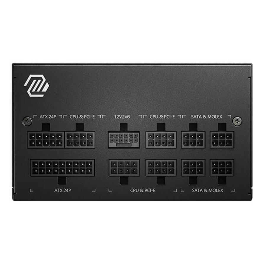 Fuente de Poder MSI 850W MAG A850GL PCIe 5.0 – Modular 80 PLUS Gold 3