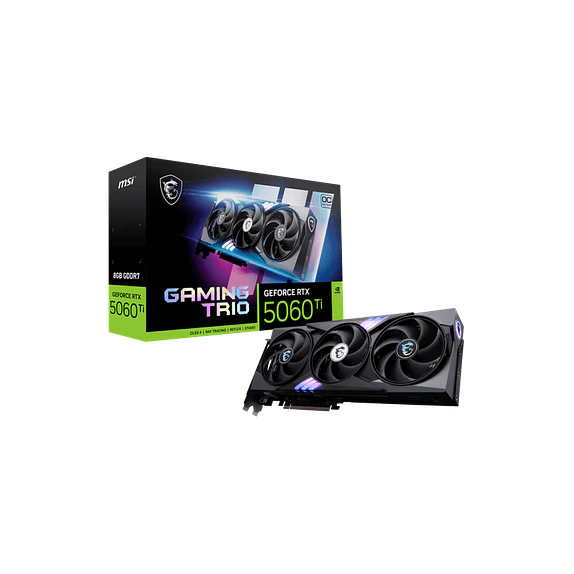 MSI GeForce RTX 5060 Ti 8G GAMING TRIO OC – Potencia y Rendimiento 1