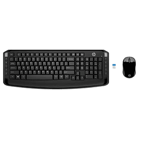 Kit Teclado y Mouse Inalámbrico HP 300 (3ML04AA) – Confiable y Elegante