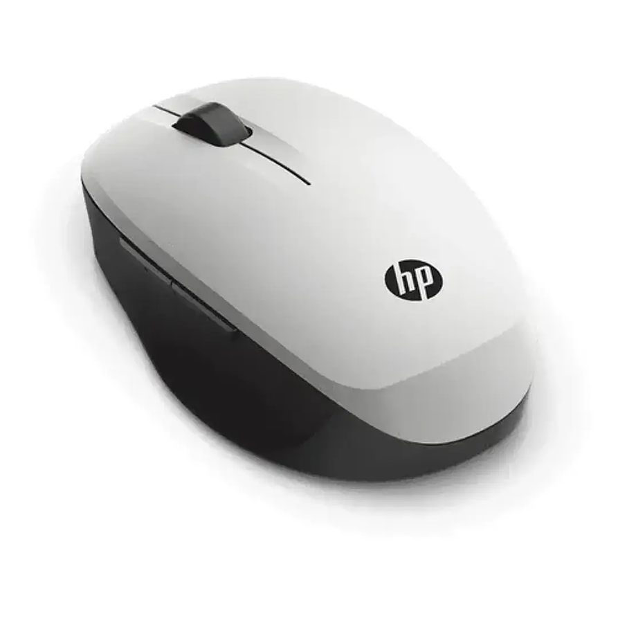 Mouse HP 300 Dual Mode Blanco 6CR72AA – Inalámbrico 2.4 GHz + Bluetooth 2
