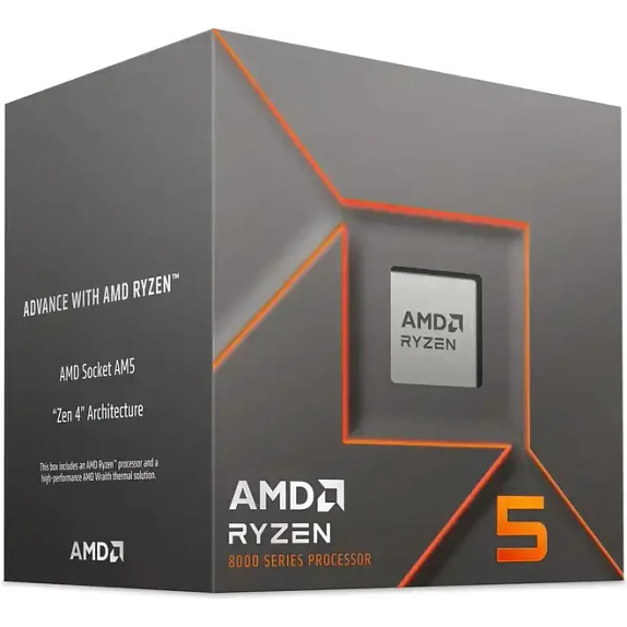 Procesador AMD Ryzen 5 8400F AM5 6 Núcleos 12 Hilos 4.7GHz 1