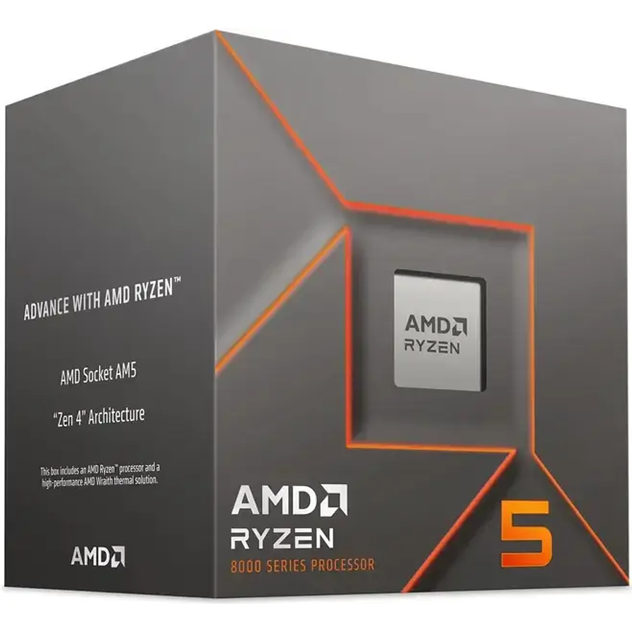 Procesador AMD Ryzen 5 8400F AM5 6 Núcleos 12 Hilos 4.7GHz 1
