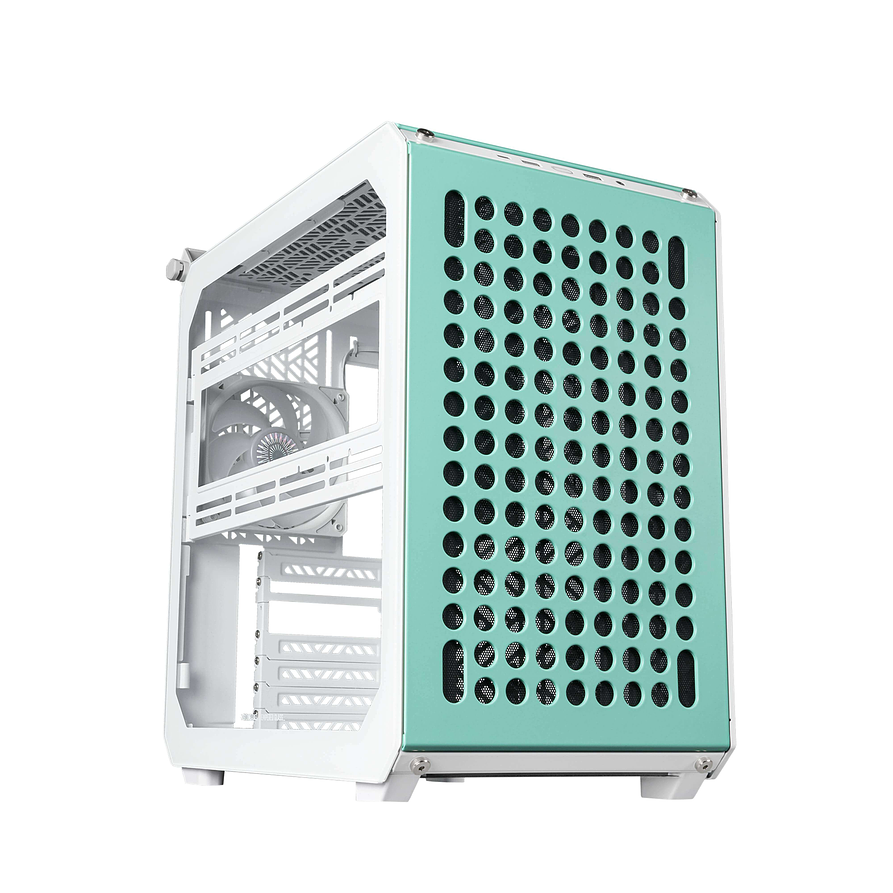 Gabinete Gamer ATX Blanco Cooler Master Qube 500 Macaron (Mid Tower) 1