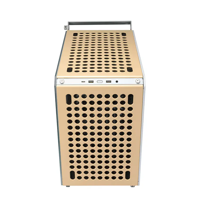 Gabinete Gamer ATX Blanco Cooler Master Qube 500 Macaron (Mid Tower) 4