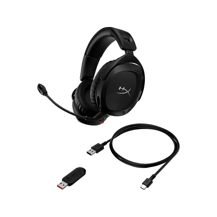 HyperX Cloud Stinger 2 Wireless 676A2AA – Audífonos gamer inalámbricos 2.4 GHz para PC y notebook 4