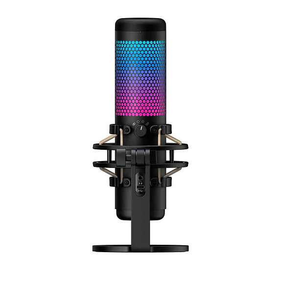 Micrófono Gamer HyperX QuadCast S RGB USB con Antivibración y Filtro Pop 2