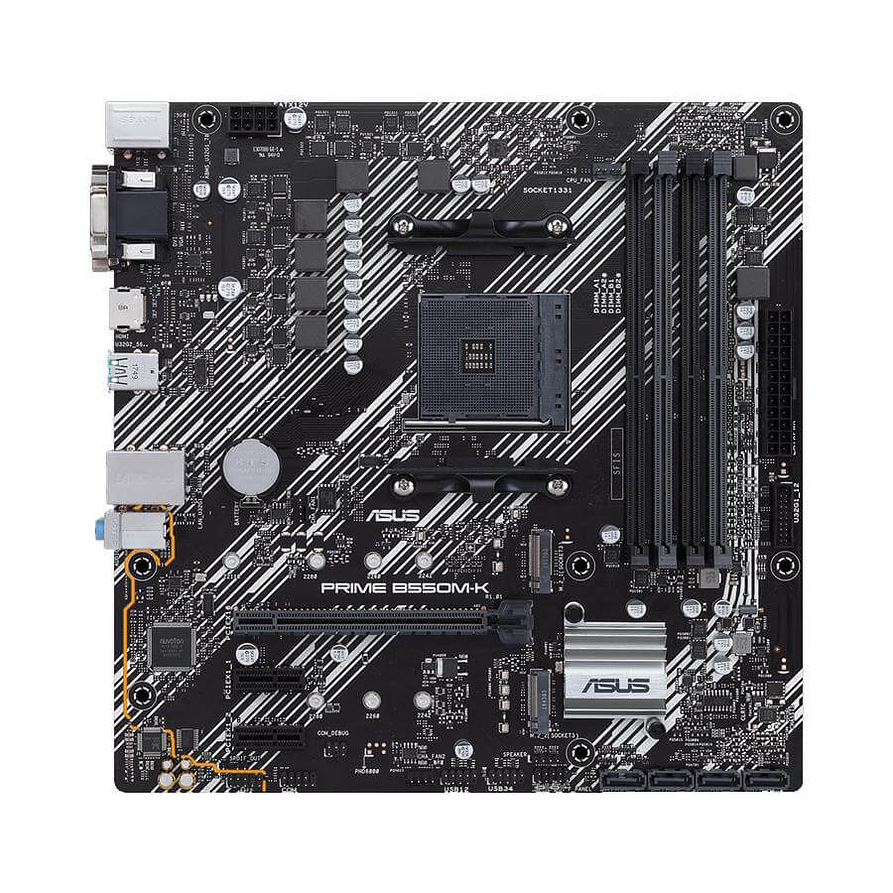 Placa madre ASUS PRIME B550M-K (AM4, PCIe 4.0, MicroATX) 2
