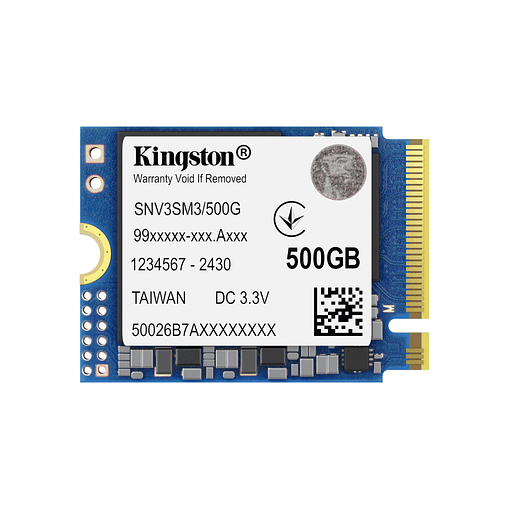 SSD Kingston NV3 500GB M.2 2230 PCIe 4.0 NVMe – Velocidad y confiabilidad en tamaño compacto 1