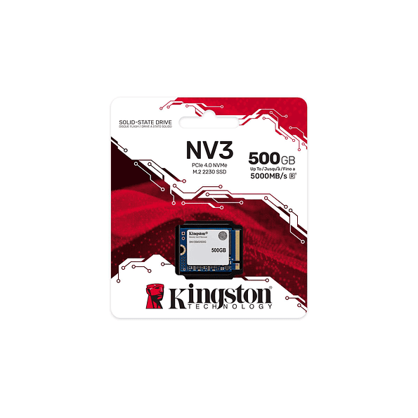 SSD Kingston NV3 500GB M.2 2230 PCIe 4.0 NVMe – Velocidad y confiabilidad en tamaño compacto 3