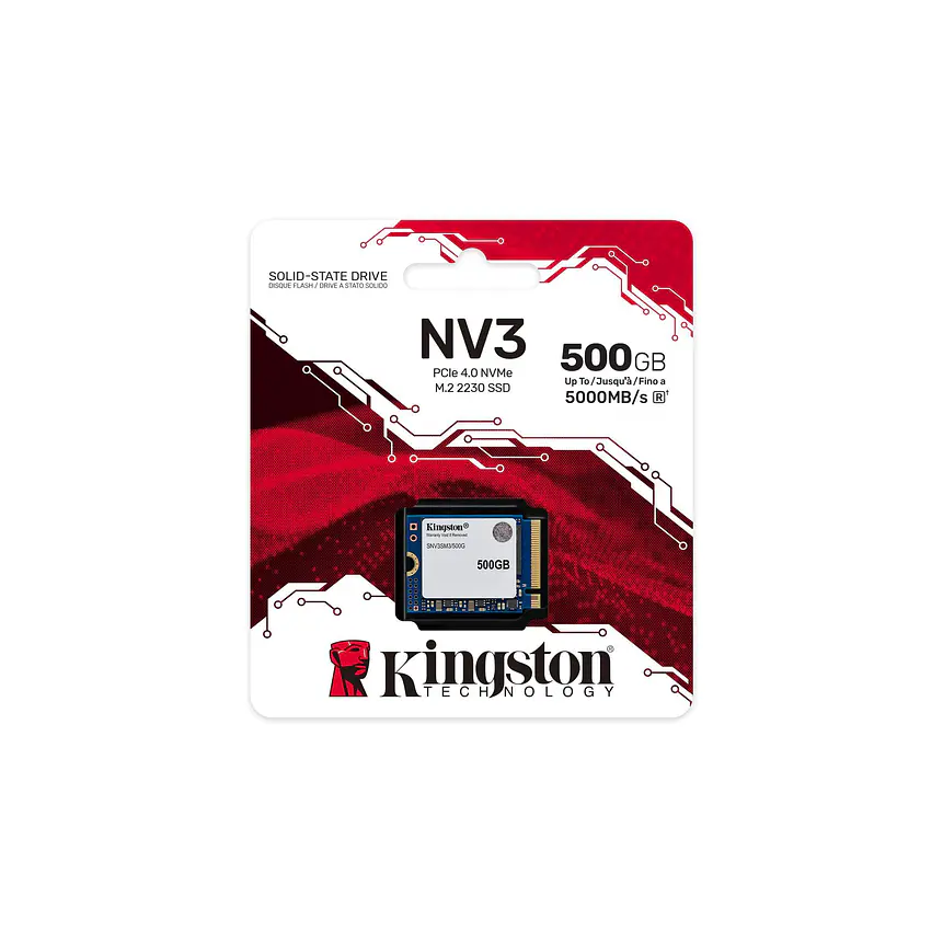 SSD Kingston NV3 500GB M.2 2230 PCIe 4.0 NVMe – Velocidad y confiabilidad en tamaño compacto 3