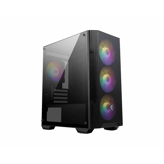 Gabinete Gamer MSI MAG FORGE M100A con Malla Frontal y 4 Ventiladores RGB 1