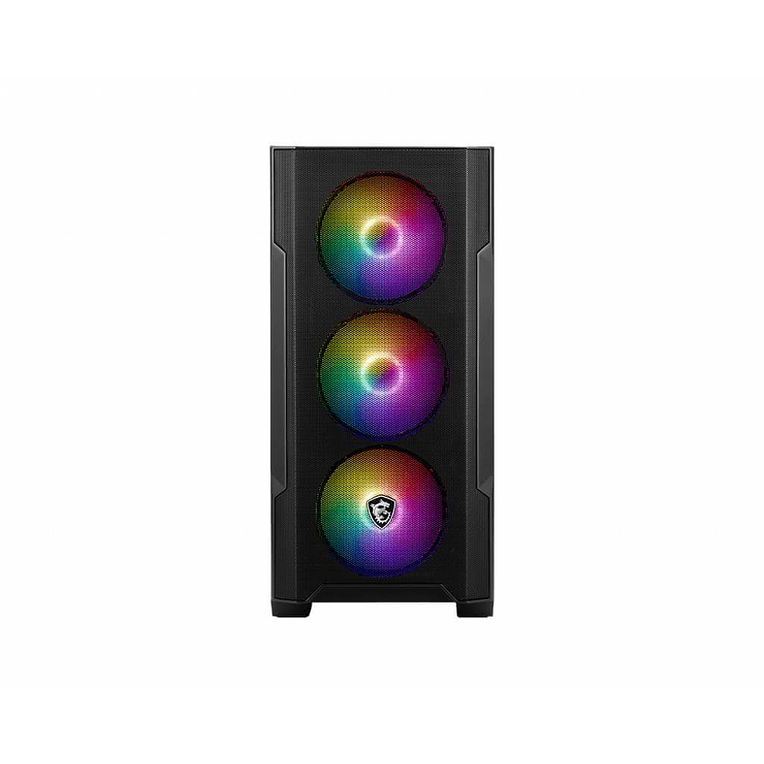 Gabinete Gamer MSI MAG FORGE M100A con Malla Frontal y 4 Ventiladores RGB 2