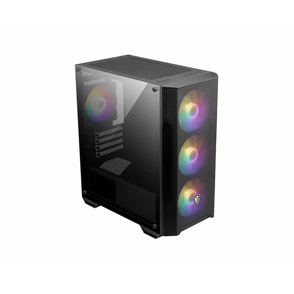 Gabinete Gamer MSI MAG FORGE M100A con Malla Frontal y 4 Ventiladores RGB 3