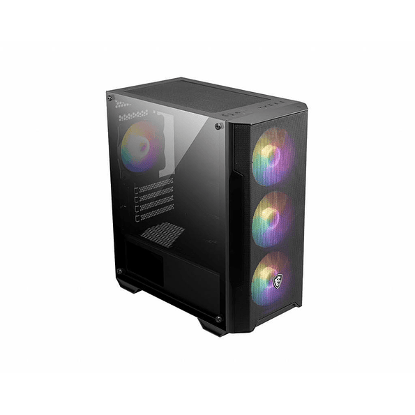 Gabinete Gamer MSI MAG FORGE M100A con Malla Frontal y 4 Ventiladores RGB 3