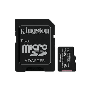 Kingston Canvas Select Plus microSDXC 512GB UHS-I Clase 10 V30