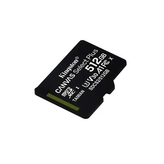 Kingston Canvas Select Plus microSDXC 512GB UHS-I Clase 10 V30 3