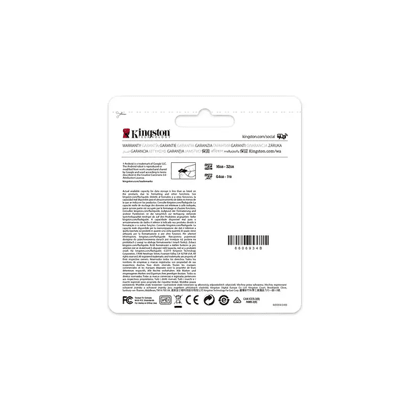 Kingston Canvas Select Plus microSDXC 512GB UHS-I Clase 10 V30 6