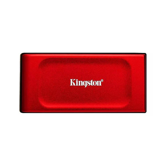 Disco Portátil SSD Externo Kingston XS1000 1TB USB 3.2 Gen 2 Rojo 1