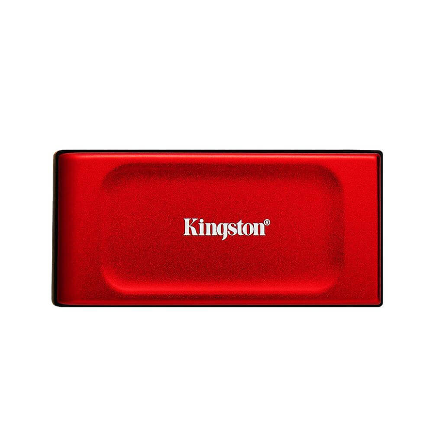 Disco SSD Externo Kingston XS1000 2TB USB 3.2 Gen 2 Rojo 1