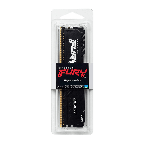 Memoria RAM DDR4 16GB 3200MHz Kingston FURY Beast CL16 DIMM 1.35V 4