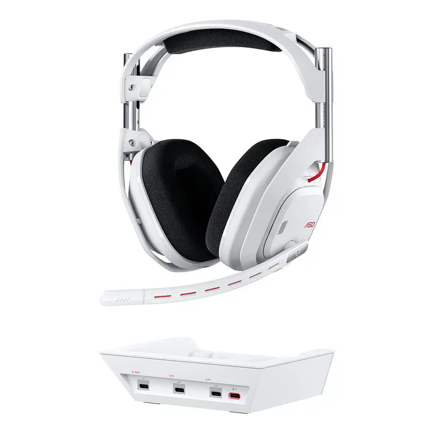 Audífonos Gamer ASTRO A50 Inalámbricos Blanco para Xbox, PS5, PC y Switch 3