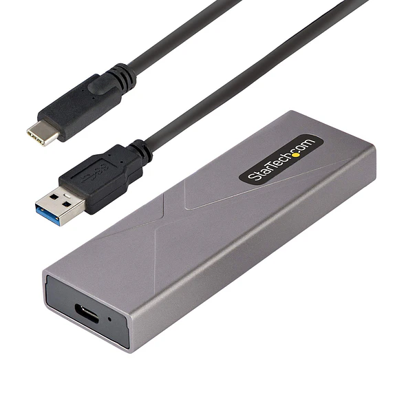 Cofre para SSD M.2 PCIe NVMe y SATA StarTech USB-C 10Gbps 1