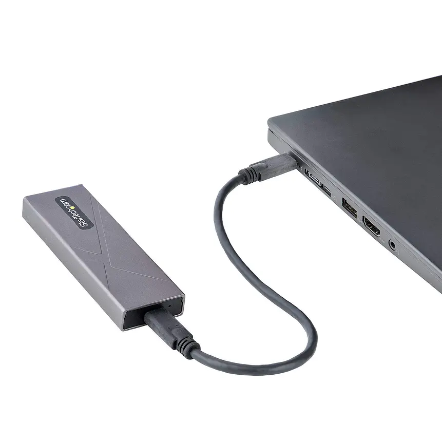 Cofre para SSD M.2 PCIe NVMe y SATA StarTech USB-C 10Gbps 2