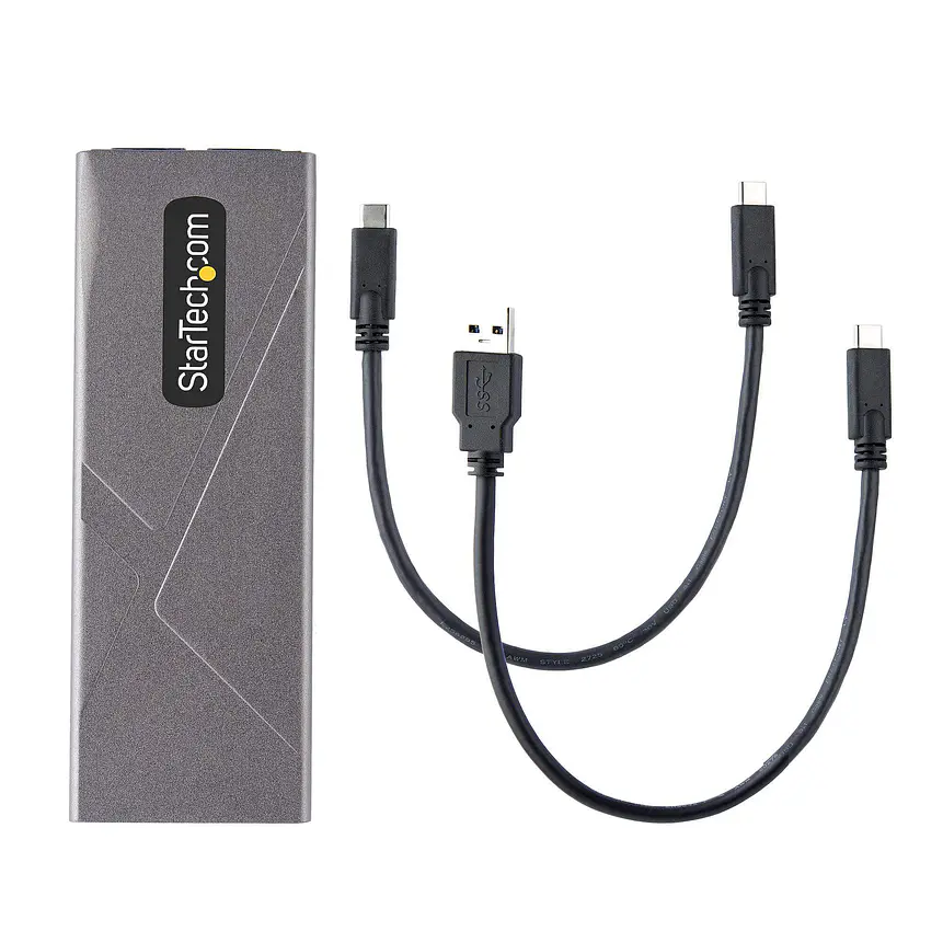 Cofre para SSD M.2 PCIe NVMe y SATA StarTech USB-C 10Gbps 3