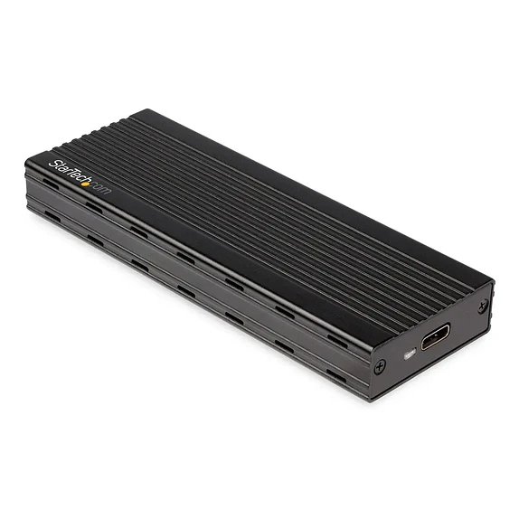 Cofre StarTech para Unidades M.2 SSD NVMe USB-C de Aluminio Negro 2