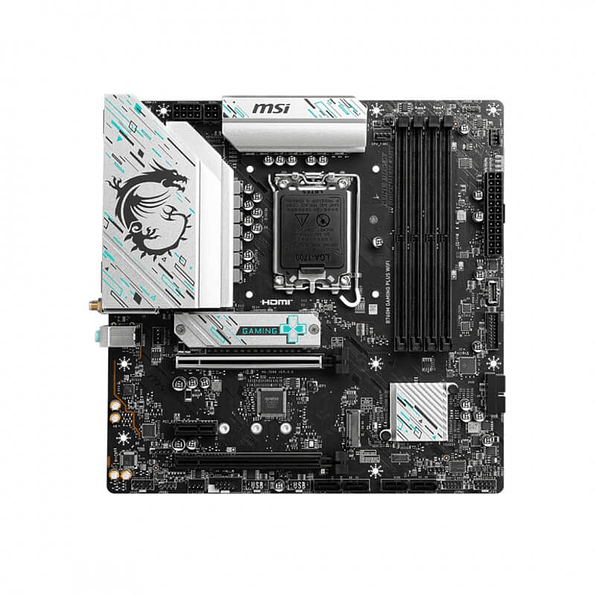 Placa Madre MSI B760M GAMING PLUS WIFI DDR5 Micro-ATX con Wi-Fi 6E 2