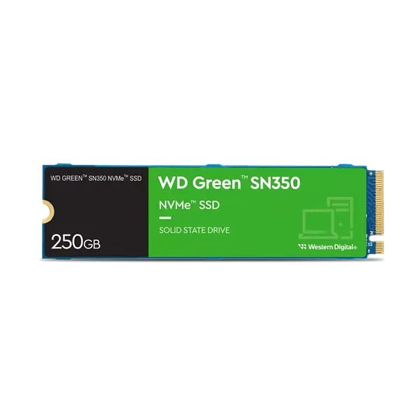 SSD Western Digital Green SN350 250GB M.2 NVMe PCIe 3.0 1