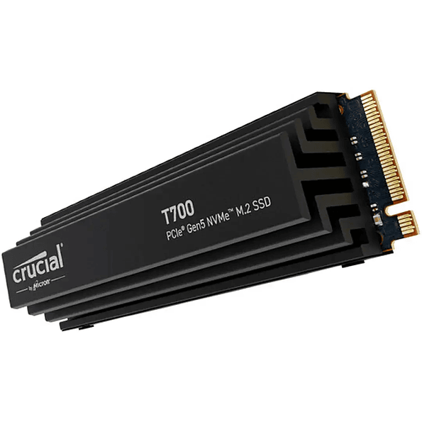 SSD Crucial T700 2TB PCIe Gen5 NVMe con Disipador 1