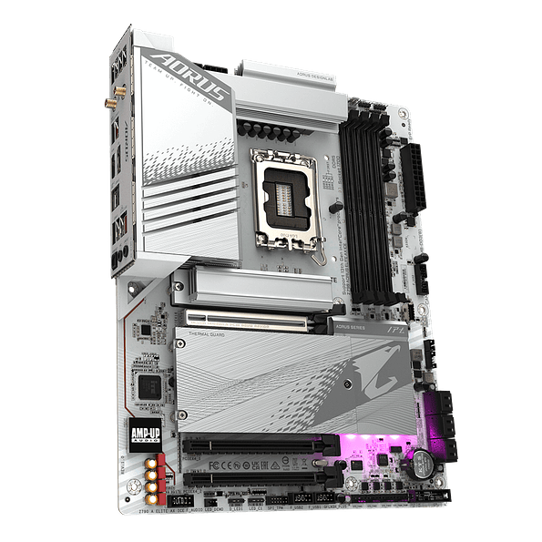 Placa Madre Gigabyte Z790 AORUS ELITE AX ICE ATX DDR5 Wi-Fi 6E 3