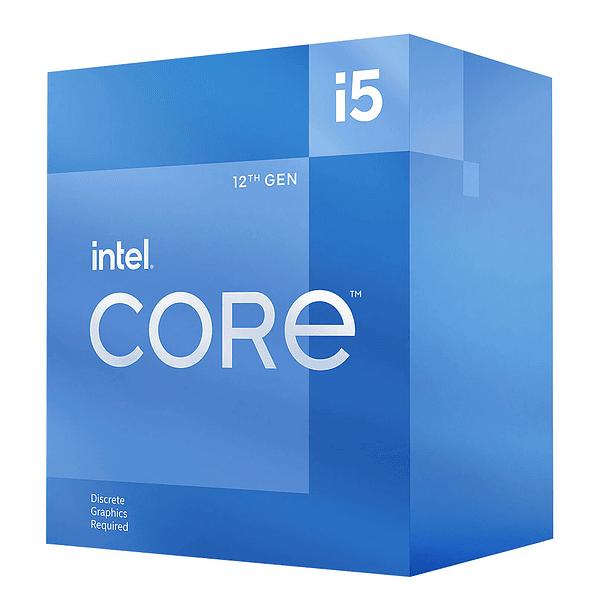 Procesador Intel Core i5-12400F 12ª Gen LGA 1700 6 Núcleos / 12 Hilos 3
