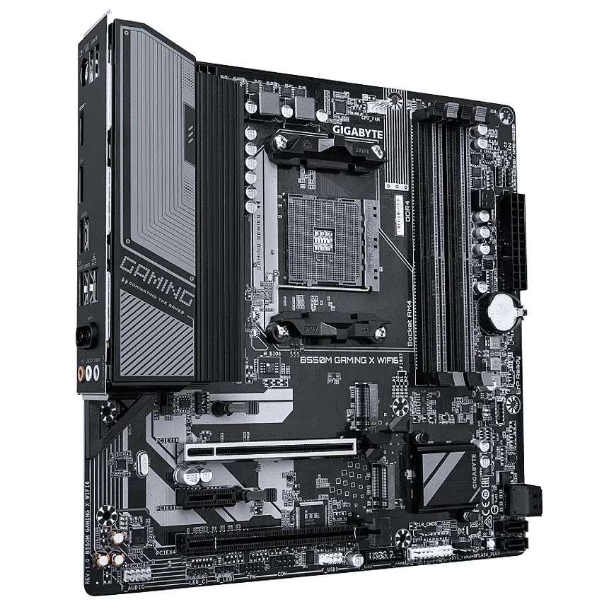 Placa Madre Gigabyte B550M GAMING X WiFi6 AM4 DDR4 Micro ATX 3