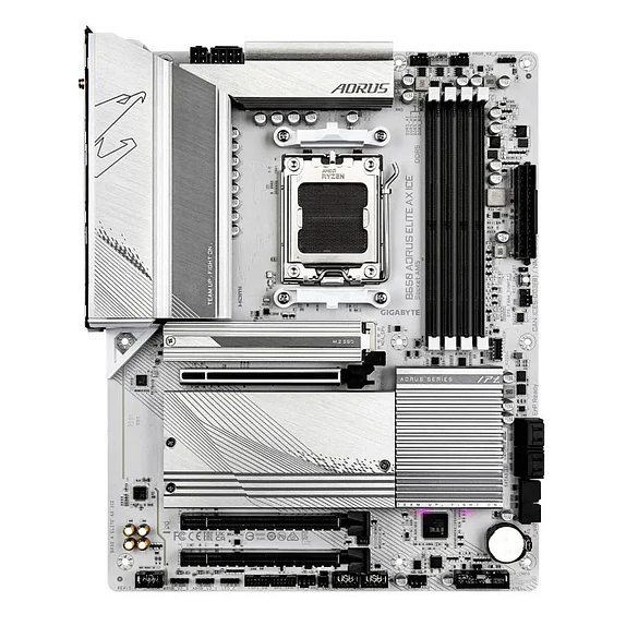 Placa Madre Gigabyte B650 AORUS ELITE AX ICE AM5 DDR5 ATX 2