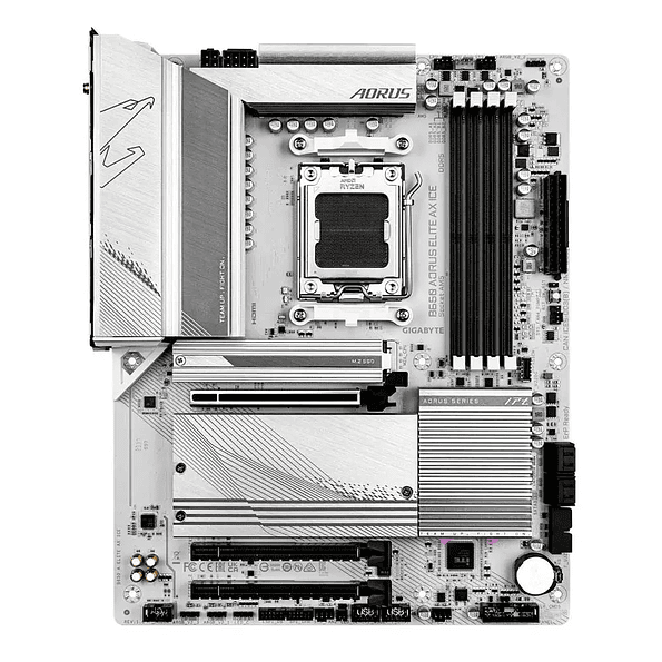 Placa Madre Gigabyte B650 AORUS ELITE AX ICE AM5 DDR5 ATX 2