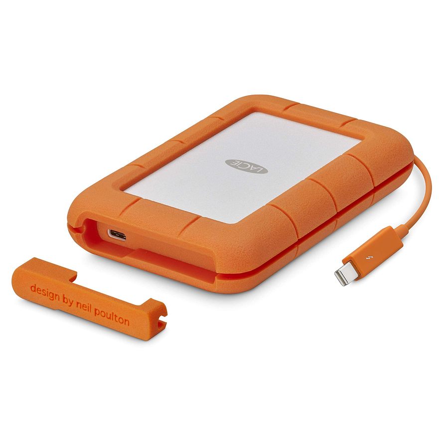 Disco Duro Externo LaCie Rugged 5TB USB-C Resistente y Portátil 4