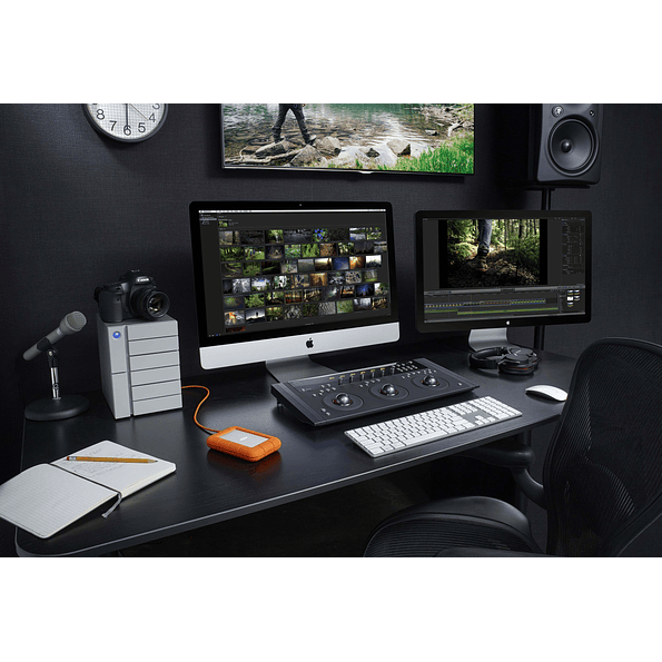 Disco Duro Externo LaCie Rugged 5TB USB-C Resistente y Portátil 5