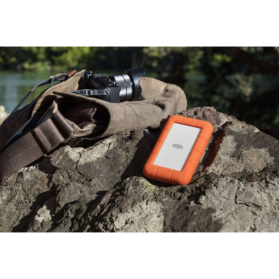 Disco Duro Externo LaCie Rugged 5TB USB-C Resistente y Portátil 6