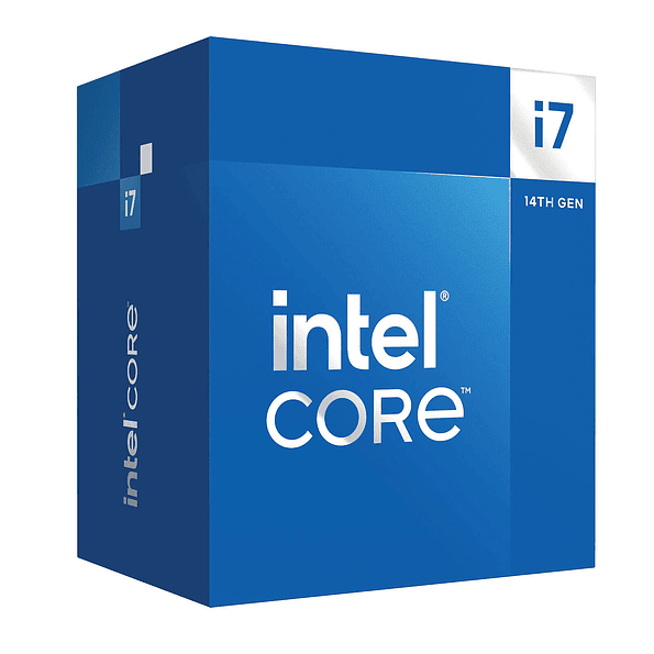 Procesador Intel Core i7-14700F Raptor Lake 14ª Generación | 20 Núcleos, 28 Hilos, 5.4 GHz Turbo 1
