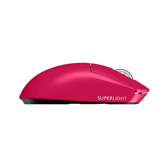 Mouse Gamer Logitech Pro X Superlight 2 Magenta con Sensor Hero 2 3