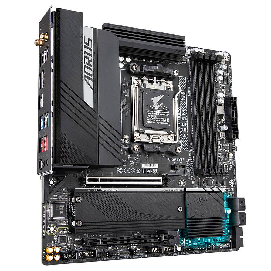 Placa Madre Gigabyte B650M AORUS ELITE AX AM5 DDR5 WiFi 6E 3