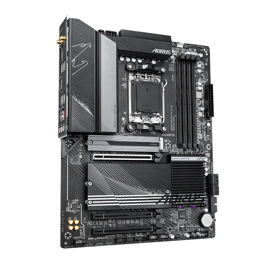 Placa Madre Gigabyte B650 AORUS ELITE AX V2 AM5 DDR5 ATX WiFi 6E 3